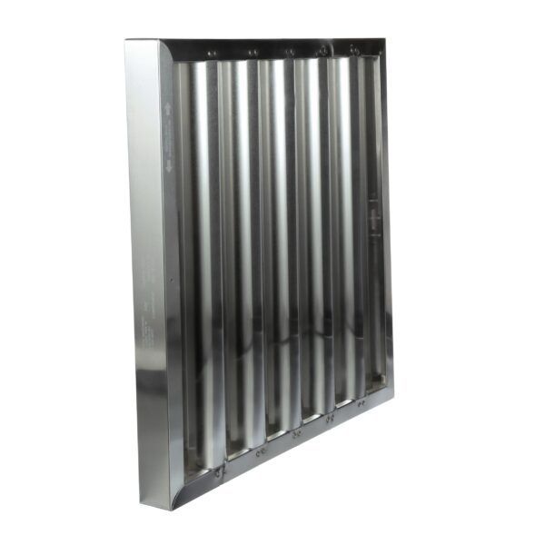 Type VI 16" H x 16" W x 1-3/4" D Aluminum Baffle Grease Filter - Image 3