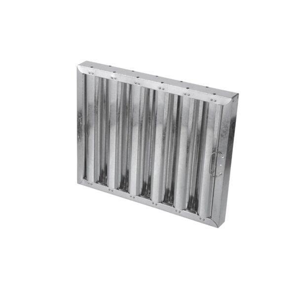 Type VI 16" H x 25" W x 1-3/4" D Galvanized Steel Baffle Grease Filter - Image 7