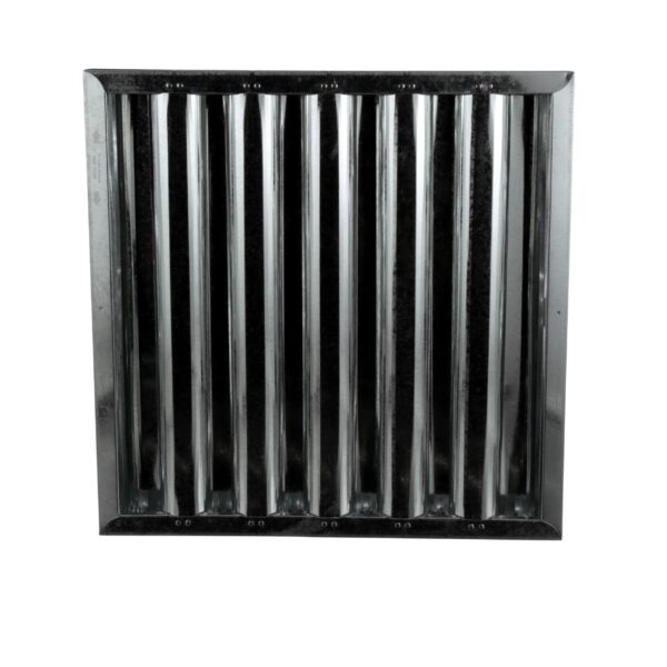 Type VI 20" H x 20" W x 1-3/4" D Galvanized Steel Baffle Grease Filter - Image 3