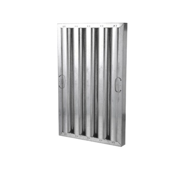 Type VI 20" H x 25" W x 1-3/4" D Galvanized Steel Baffle Grease Filter - Image 5
