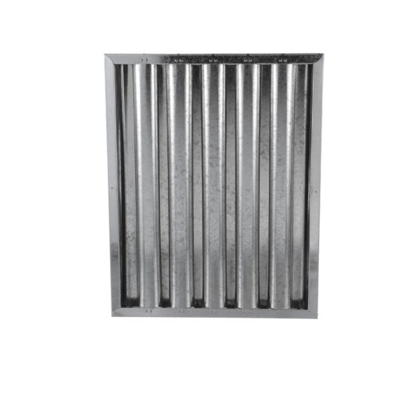 Type VI 25" H x 20" W x 1-3/4" D Galvanized Steel Baffle Grease Filter - Image 3