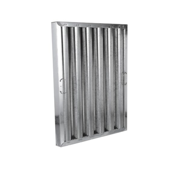 Type VI 25" H x 20" W x 1-3/4" D Galvanized Steel Baffle Grease Filter - Image 6