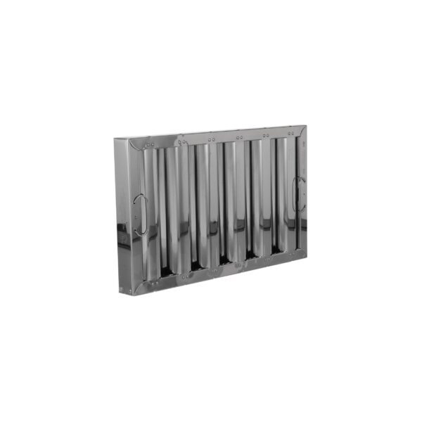 Type VI 10" H x 20" W x 1-3/4" D Stainless Steel Baffle Grease Filter - Image 5