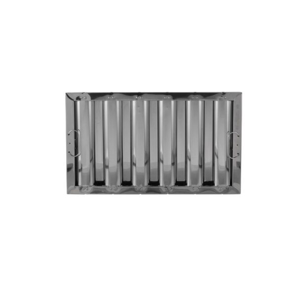 Type VI 12" H x 20" W x 1-3/4" D Stainless Steel Baffle Grease Filter