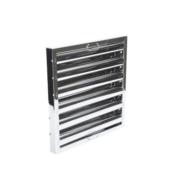 Type VI 16" H x 16" W x 1-3/4" D Stainless Steel Baffle Grease Filter - Image 4