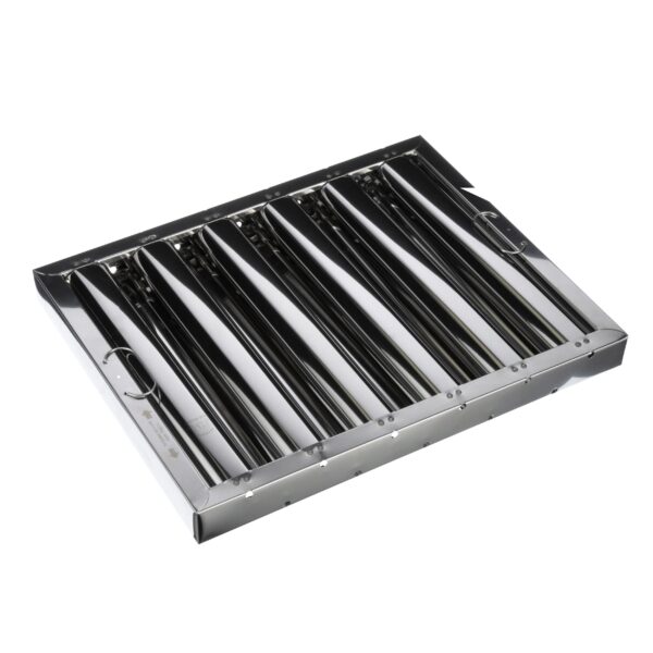Type VI 16" H x 20" W x 1-3/4" D Stainless Steel Baffle Grease Filter - Image 3