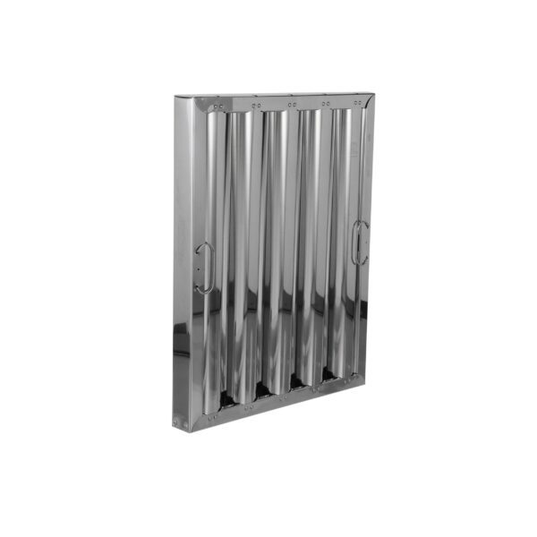 Type VI 20" H x 16" W x 1-3/4" D Stainless Steel Baffle Grease Filter - Image 6