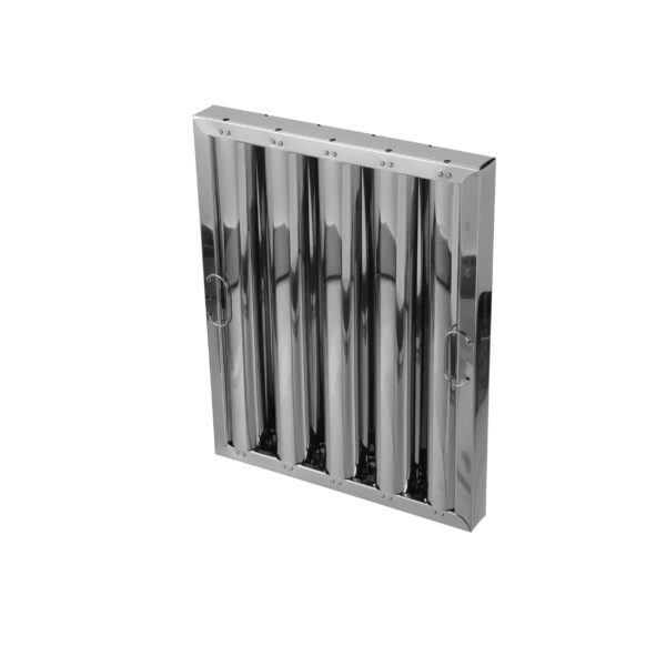 Type VI 20" H x 16" W x 1-3/4" D Stainless Steel Baffle Grease Filter - Image 7