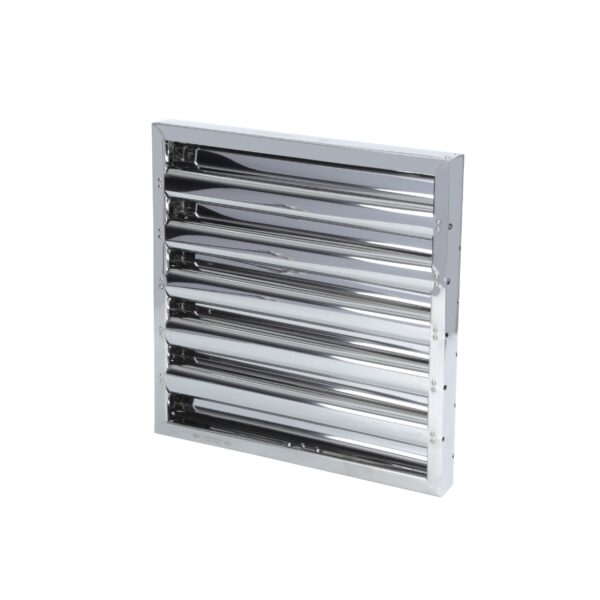 Type VI 20" H x 20" W x 1-3/4" D Stainless Steel Baffle Grease Filter - Image 2