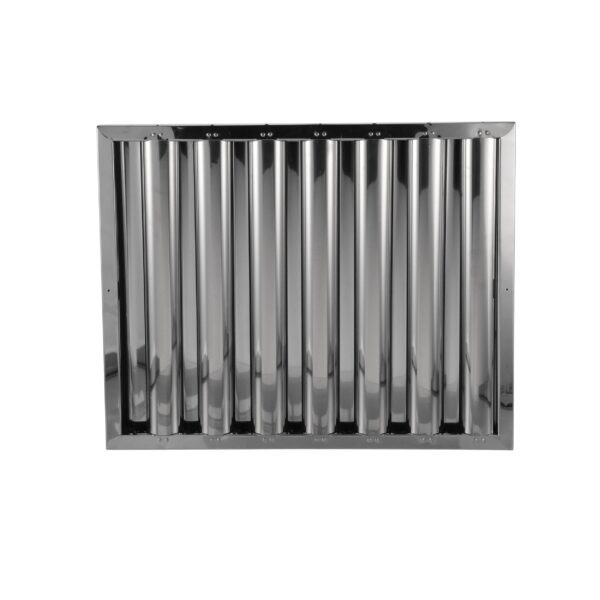 Type VI 20" H x 25" W x 1-3/4" D Stainless Steel Baffle Grease Filter - Image 3