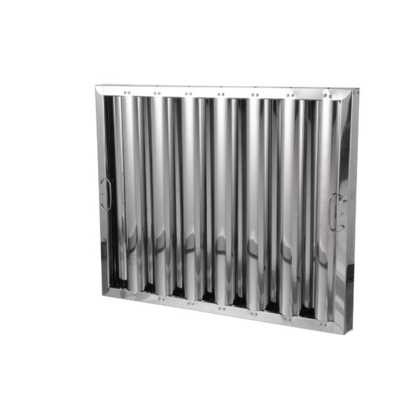 Type VI 20" H x 25" W x 1-3/4" D Stainless Steel Baffle Grease Filter - Image 5