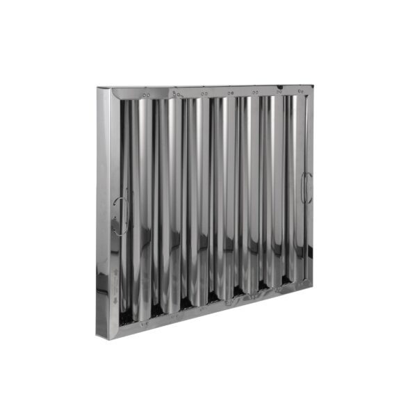 Type VI 20" H x 25" W x 1-3/4" D Stainless Steel Baffle Grease Filter - Image 6