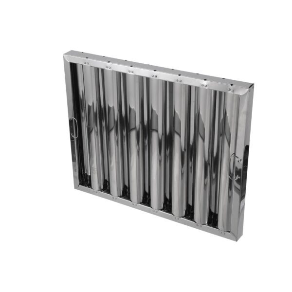 Type VI 20" H x 25" W x 1-3/4" D Stainless Steel Baffle Grease Filter - Image 7