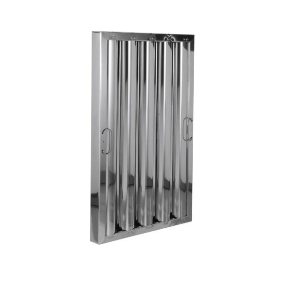 Type VI 25" H x 16" W x 1-3/4" D Stainless Steel Baffle Grease Filter - Image 6