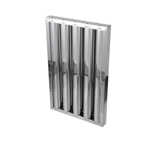 Type VI 25" H x 20" W x 1-3/4" D Stainless Steel Baffle Grease Filter - Image 7