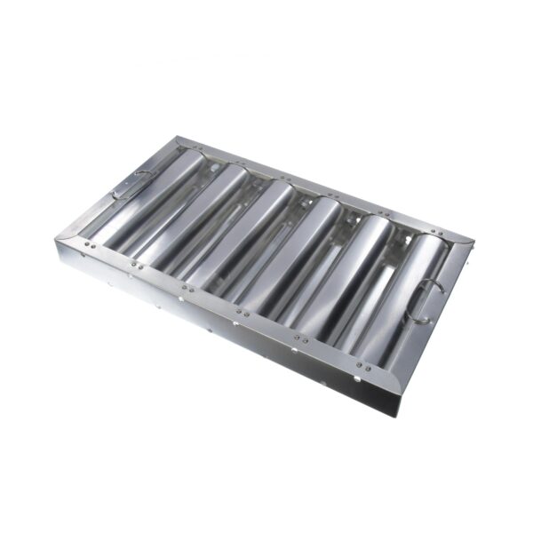 Type VI 12" H x 16" W x 1-3/4" D Aluminum Baffle Grease Filter