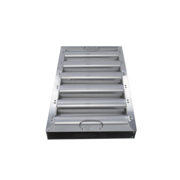 Type VI 12" H x 16" W x 1-3/4" D Aluminum Baffle Grease Filter - Image 2